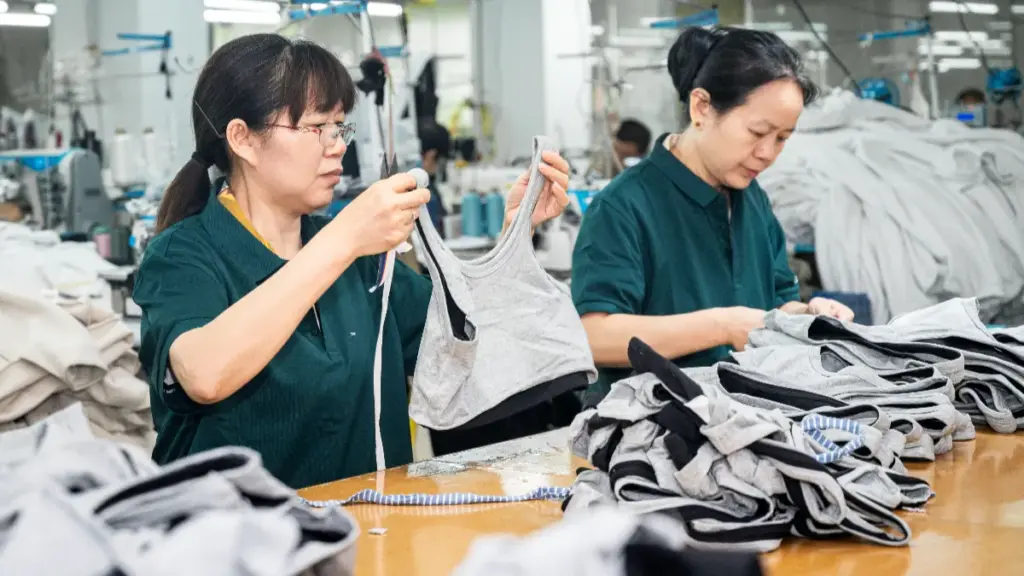 swimsuits manufacturing line